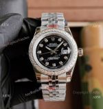 Swiss Quality Rolex Datejust 40mm Black Dial Watch Citizen Movement